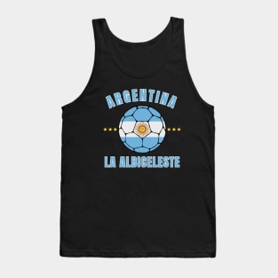 Argentina Football Ball Tank Top